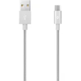 Kabel - Micro USB to USB (1,20m) - Silver - Alumi Cable