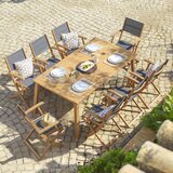 Ambia Garden ZLOŽLJIV VRTNI SEDEŽ akacija siva, naravne barve | Shoptok.si