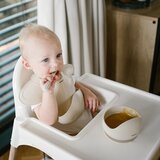 BabyOno silikonska elastična žlica 6 m+, bež | shoptok.hr