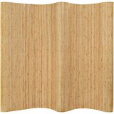 vidaXL Paravan iz bambusa 250x165 cm naravne barve Cene