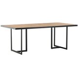 Venture Home Khung pravokutni vrtni blagovaonski stol 200 × 100 cm, prirodna boja drva | shoptok.hr