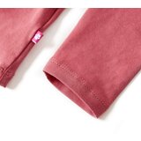  Dječja majica dugih rukava starinska ružičasta boja 116 | shoptok.hr