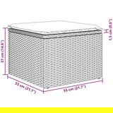  Set vrtnog kauča od 5 dijelova s jastučićima svjetlosive boje | shoptok.hr