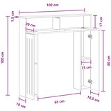  Okvir za kamin Staro drvo 102 x 18 x 100,5 cm Konstruirano drvo | shoptok.hr