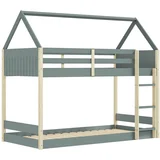 Dječji krevet u obliku kućice/na kat 90x190 cm Valka –