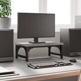  Stalak za monitor siva boja hrasta 37x23x14cm konstruirano drvo | shoptok.hr