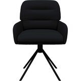  Okretne blagovaonske stolice 2 pcs Umjetna koža Crna | Eponuda.com
