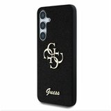 Guess PU Fixed Glitter 4G Metal Logo Zadní Kryt pro Samsung Galaxy S25 Black Ovitek za telefon Vijolična | Shoptok.si