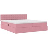  Postelja s shranjevanjem z vzmetnico Roza 100 x 200 cm, (5000100405) | Shoptok.si