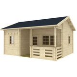 Male kuće Drvena kuća FALUN B with Sleeping Loft 595 × 500 cm sa šindrom | shoptok.hr