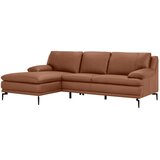 MID.YOU KOTNA SEDEŽNA GARNITURA, pravo usnje barve konjaka | Shoptok.si