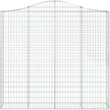  Lučne gabionske košare 5 kom 200x30x180/200cm pocinčano željezo | shoptok.hr