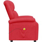  Masažna fotelja od umjetne kože crvena | shoptok.hr