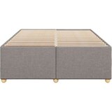 vidaXL okvir za krevet bez madraca smeđesivi 140 x 190 cm od tkanine | shoptok.hr