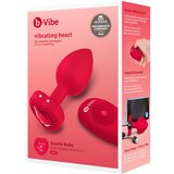 b-Vibe heart - punjivi, radio analni vibrator (crveni) | shoptok.hr