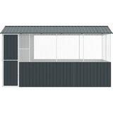  Kavez za ptice Antracit 410 x 210 x 230 cm Cinkani čelik | shoptok.hr