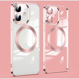 INORCO Za iPhone 11 Funda magnetica para teléfono Protector de lente de vidrio Acrílico + TPU Galvanoplastia transparente Cubierta de teléfono transparente, (22037154) Cene