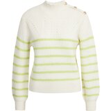 Orsay Green and White Women's Striped Sweater with Wool - Women | Shoptok.si