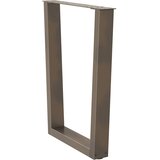  Noge za blagovaonski stol V-oblik 2 kom Prirodni čelik 70 x (72-73,3) cm Čelik | shoptok.hr