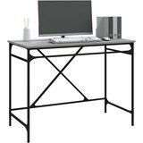 Radni stol boja hrasta 100x50x75 cm konstruirano drvo i željezo | shoptok.hr