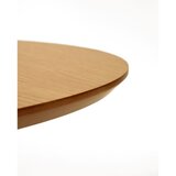 Kave Home Raztegljiva jedilna miza v hrastovem dekorju ø 120 cm Oqui – | Shoptok.si