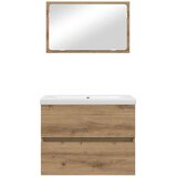  Set namještaja za kupaonicu 3 kom. Umjetnički hrast Smeđa 61 x 39 x 45 cm | shoptok.hr