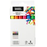 LIQUITEX Professional Set markerjev Paint Marker Fluo (6 kos, Večbarvna Neon, 2 mm, Pravokotna konica) Cene
