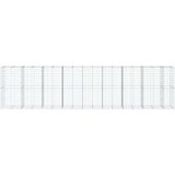vidaXL Gabionska košara s poklopcem 850x100x200 cm pocinčano željezo | shoptok.hr
