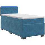  s box springom, madracem i LED-om Plava 90 x 200 cm | shoptok.hr