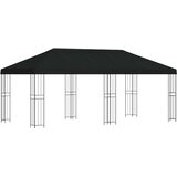 vidaXL Paviljon s bočnim stranama 6 x 3 m Crna Poliester i čelik 190 Cijene