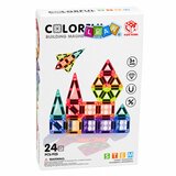 Magnetic Construction Blocks 3D Panels Creative STEM Colorful 24 pcs. | shoptok.hr