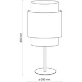  Stona lampa BOHO 1xE27/15W/230V crna/ratan | Eponuda.com