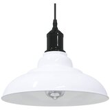 vidaXL Visilica podesiva po visini E27 sjajno bijela Ø 31 cm metal | shoptok.hr
