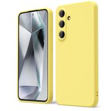  Gumijasti / gel etui Matte za Samsung Galaxy A55 - fluorescentno rumeni | Shoptok.si
