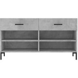 vidaXL regal za čevlje betonsko siv 102x35x55 cm inženirski les | Shoptok.si