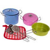  Set metalnih lonaca za igru + dodaci - šareni | Shoptok.si