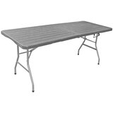  Sklopivi sto crni 180x74x74cm Cene