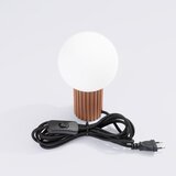 Sollux Svjetlo smeđa stolna lampa sa staklenim sjenilom (visina 19 cm) Orbital – | shoptok.hr