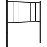 vidaXL Kovinsko posteljno vzglavje črno 90 cm, (20724357) Cene