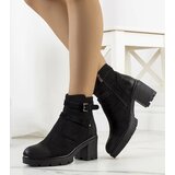 Gemre Black ankle boots with tractor sole Lamaris | shoptok.hr