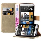  Ohišje, združljiv s HTC v kapučino rjavi barvi - zaščitni pokrov z magnetnim zapiranjem, stoječo funkcijo in režo za kartico, (20569844) | Shoptok.si