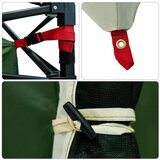 Šator s krovom Ostalo Zelena i crna 280 x 220 x 176 cm | shoptok.hr