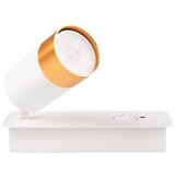  Zidno spot svetlo sa USB punjačem 1xGU10/35W/230V belo/zlatno | Eponuda.com