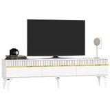 Hanah home tv polica defne white gold Cene