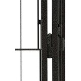  Pasja ograda z 12 paneli črna 100x50 cm prašno barvano jeklo - - črna - 19.8 - 400 x 200 x 50 cm - 2025- | Shoptok.si