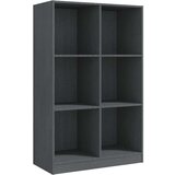 Ormarić za knjige sivi 70 x 33 x 110 cm od masivne borovine | shoptok.hr