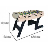  Stol za ni nogomet 121x61x81 cm Wood - smeđi | shoptok.hr