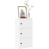 vidaXL Knjižna omara bela 40x24x77 cm inženirski les cene