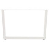  Noge za klub stolić V-oblika 2 kom Bijele 70 x (42-43,3) cm Čelik | shoptok.hr