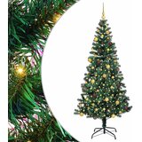  Umjetna preddekorirana božićna jelka med 300 LED Zelena 210 cm Cene